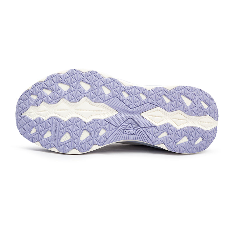 Peak Taichi Running Shoes White/Purple - 7