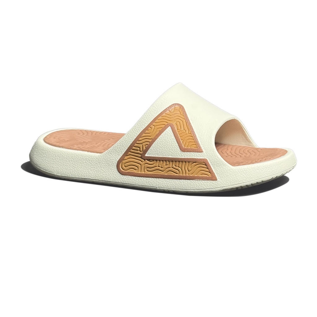 Peak Taichi Slippers Canvas White/Toffee Brown - 2