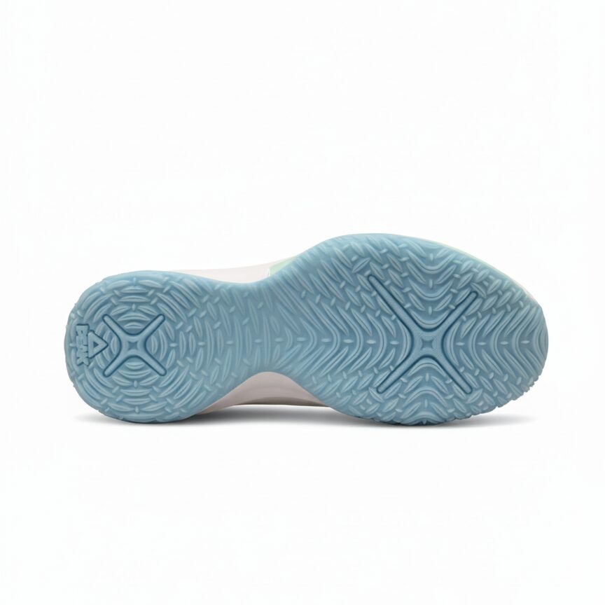 Peak Basketball Match Shoes-Sky Blue/White - 3