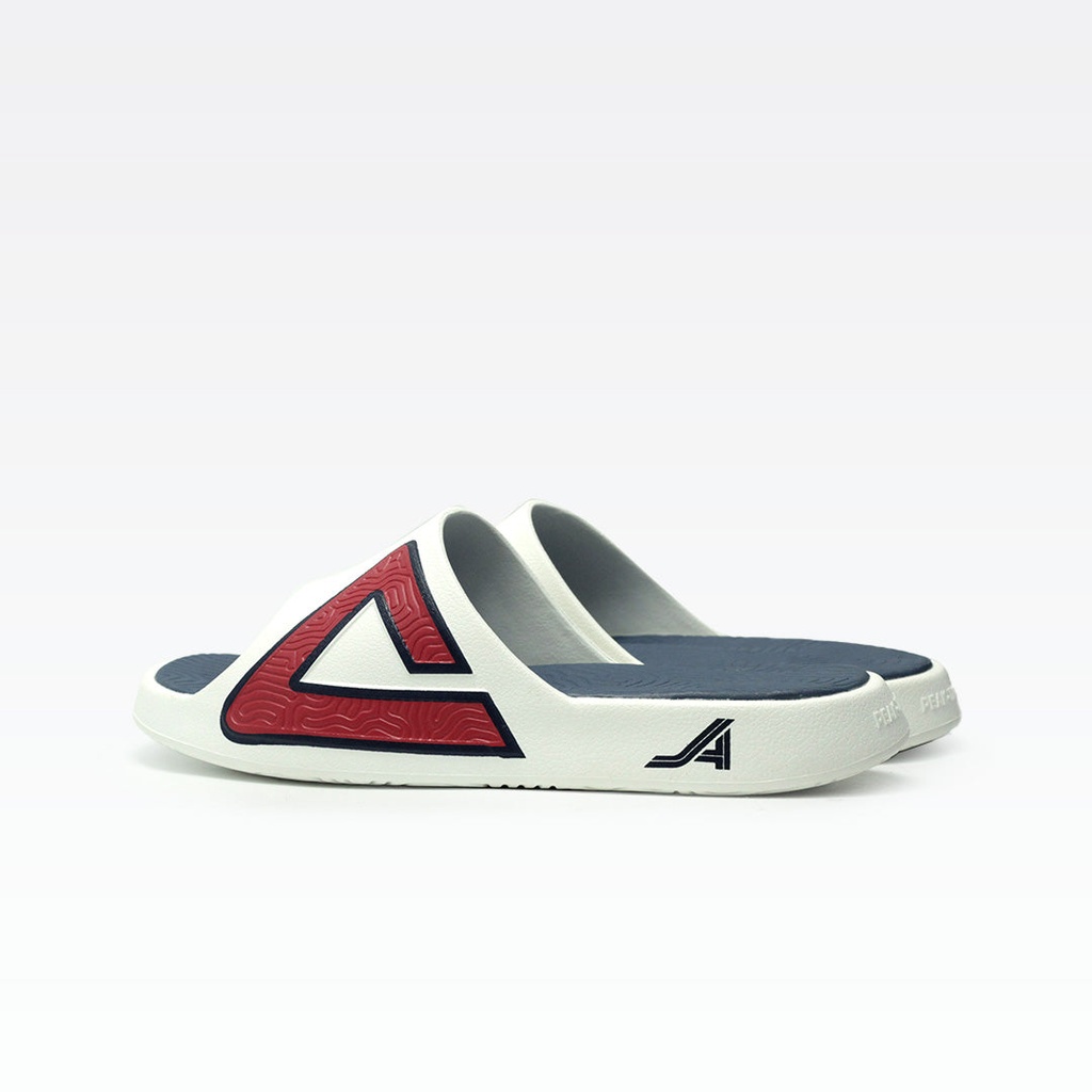 Peak Taichi Sports Slippers Off White/Navy - 4