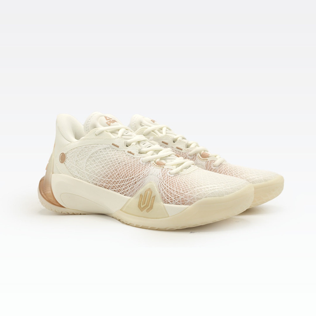 Peak Basketball Shoes - Andrew Wiggins Talent 2 White/Champagne Gold - 2