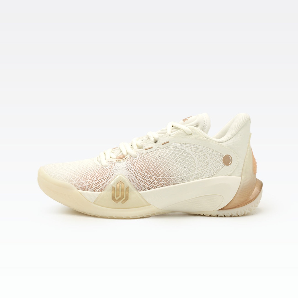 Peak Basketball Shoes - Andrew Wiggins Talent 2 White/Champagne Gold - 3