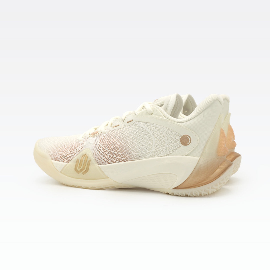 Peak Basketball Shoes - Andrew Wiggins Talent 2 White/Champagne Gold - 4