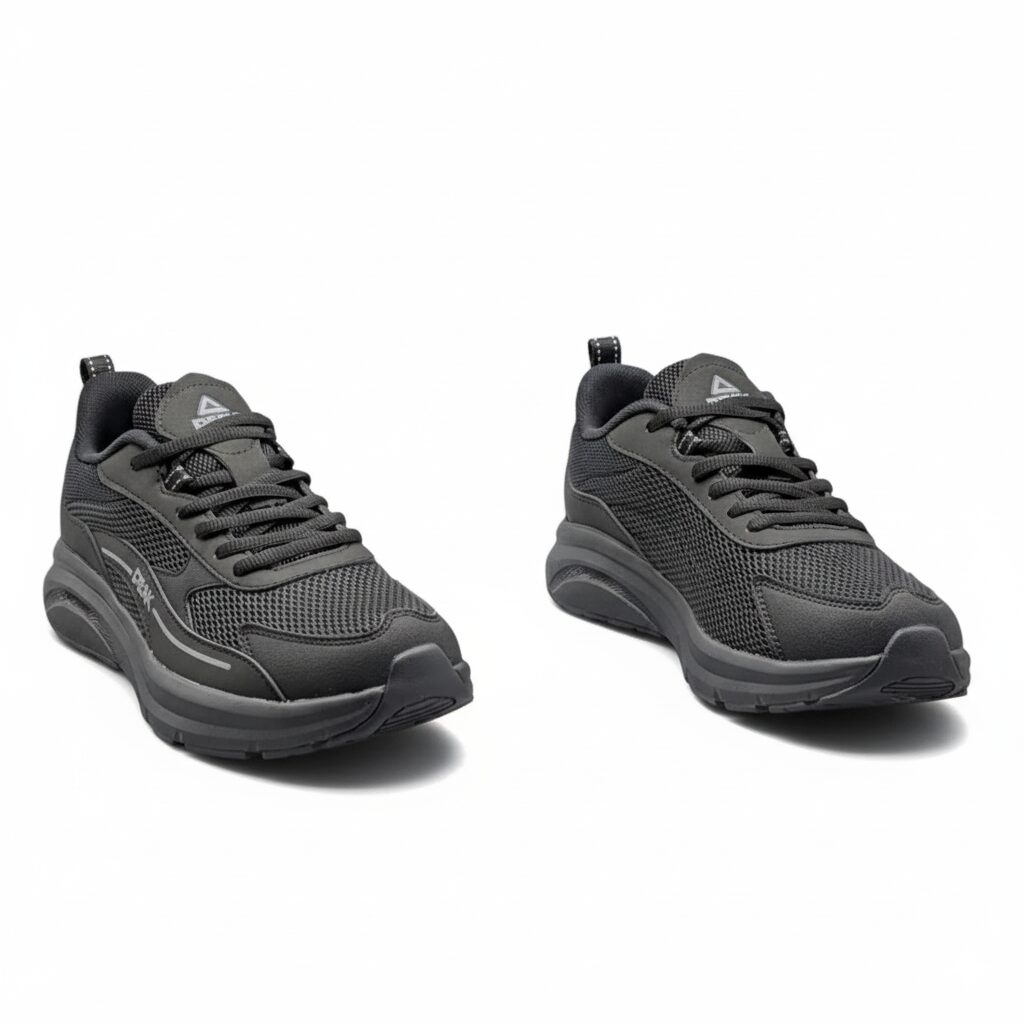 Peak Taichi Walking Shoes All Black - 2