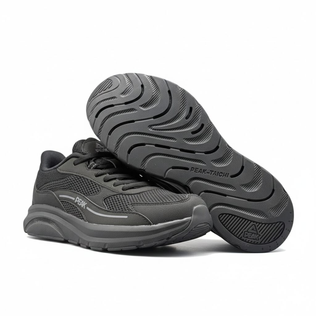 Peak Taichi Walking Shoes All Black - 4