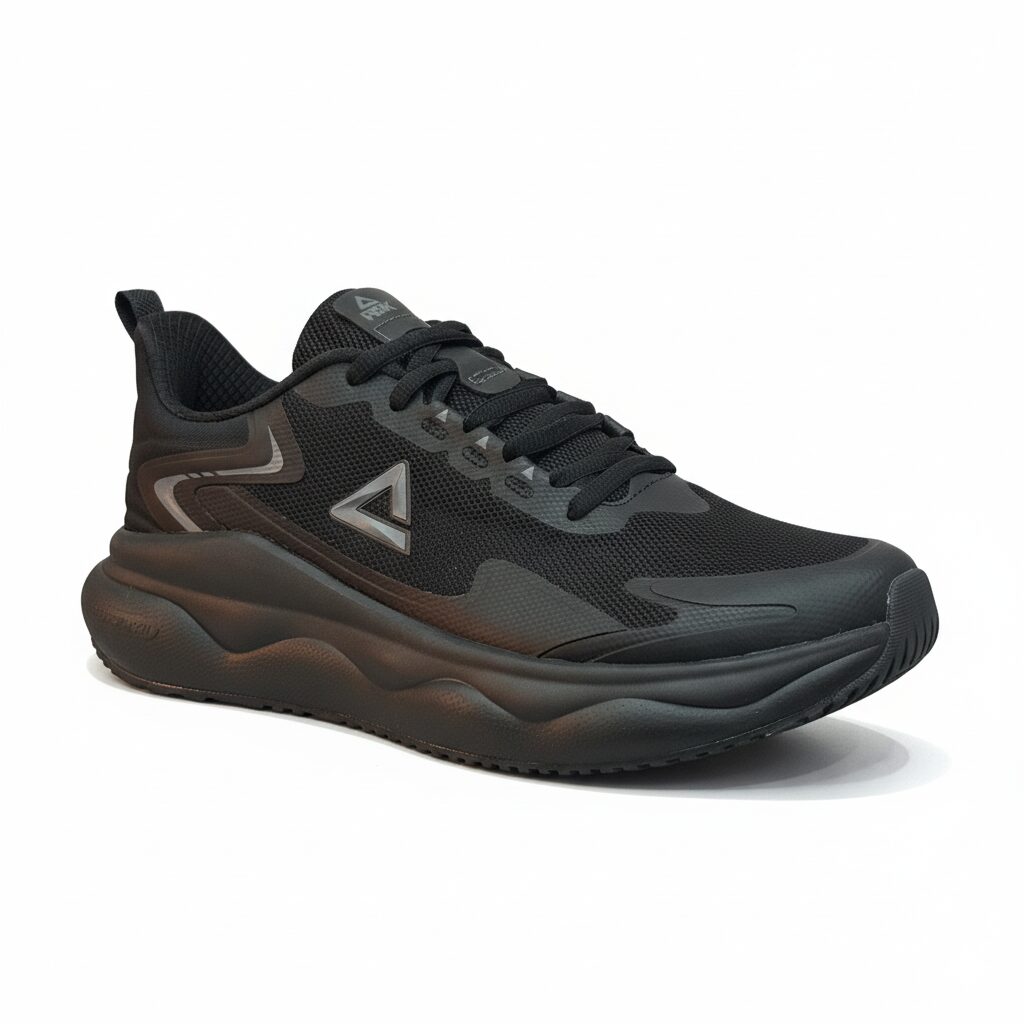 Peak Taichi Walking Shoes All Black - 2