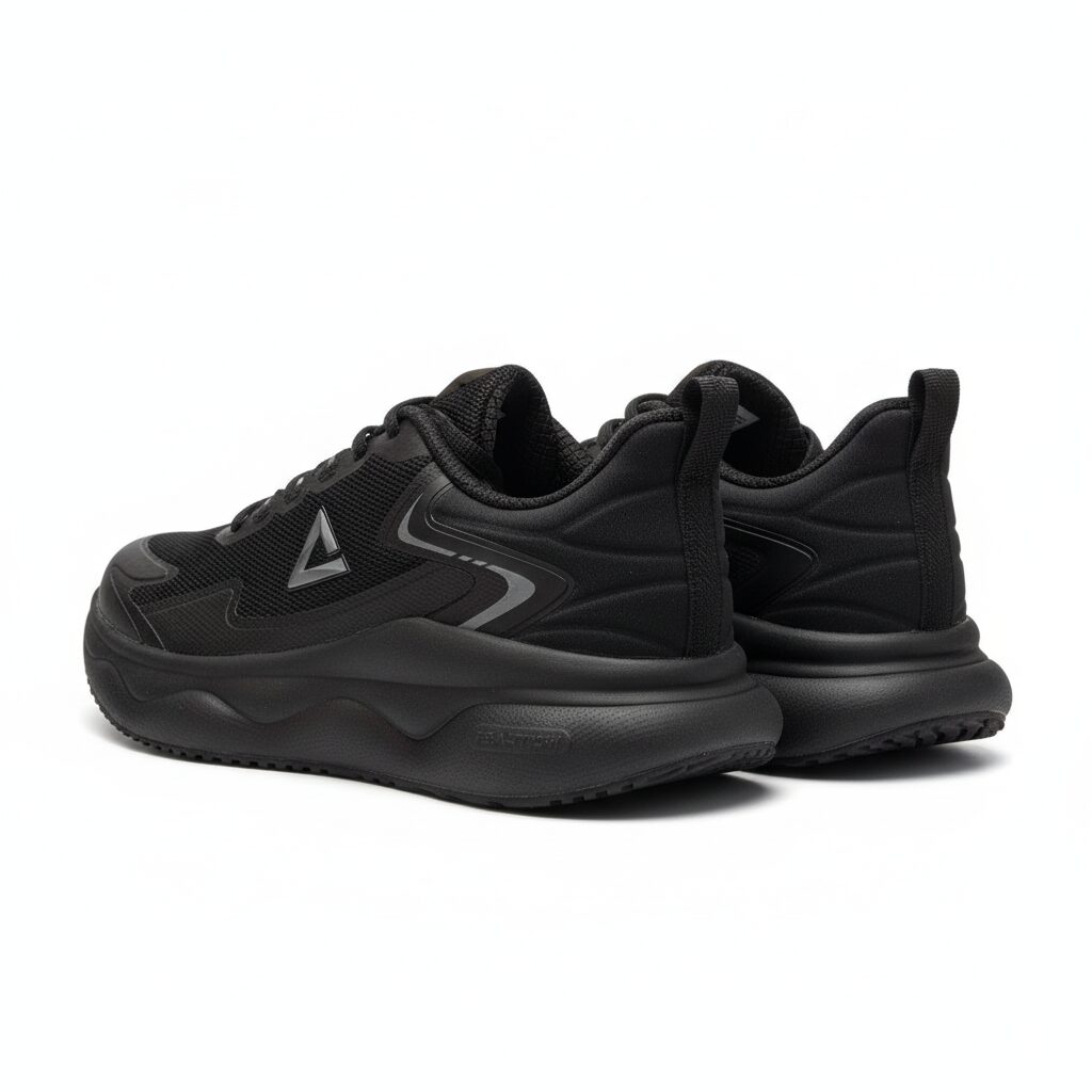 Peak Taichi Walking Shoes All Black - 3