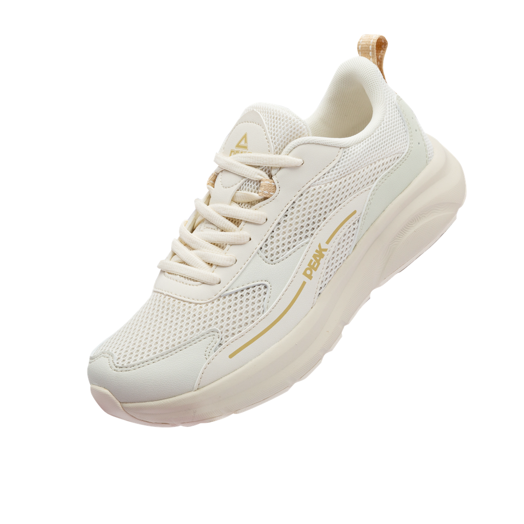 Peak Taichi Walking Shoes Canvas White - 6