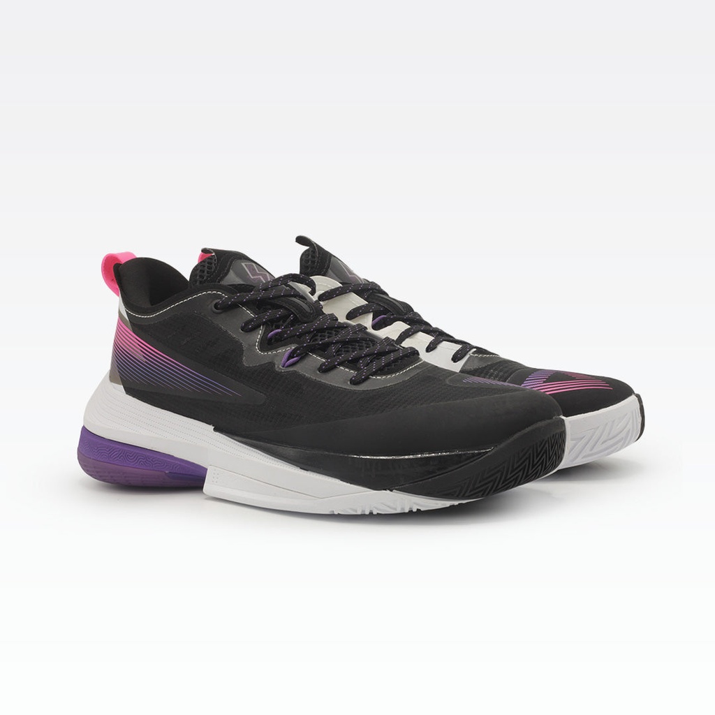 Peak Basketball Shoes Black Lakers Purple - 2