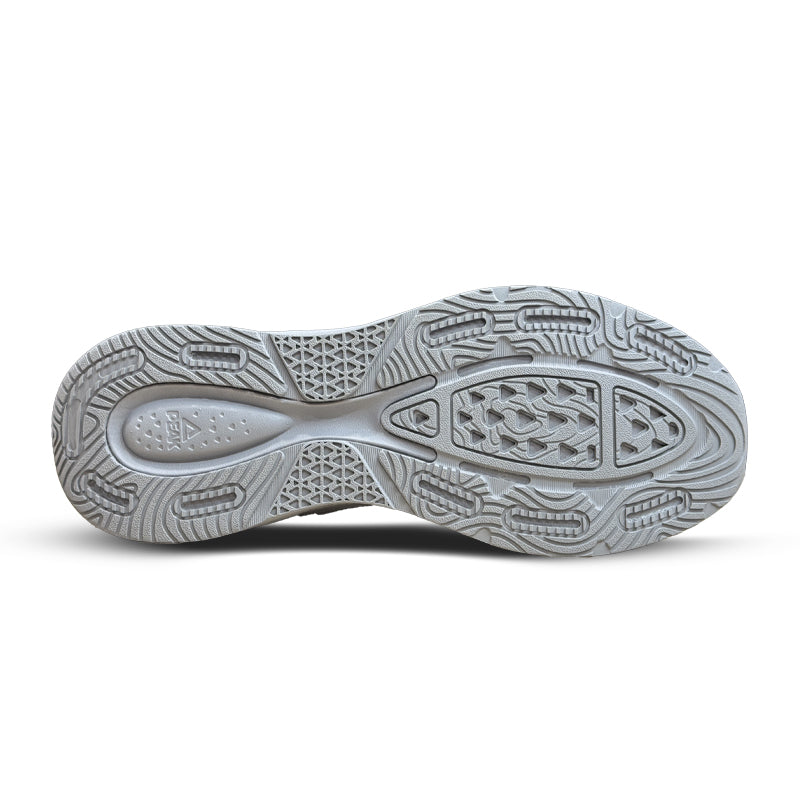 Peak Taichi Walking Shoes Silver Grey - 5