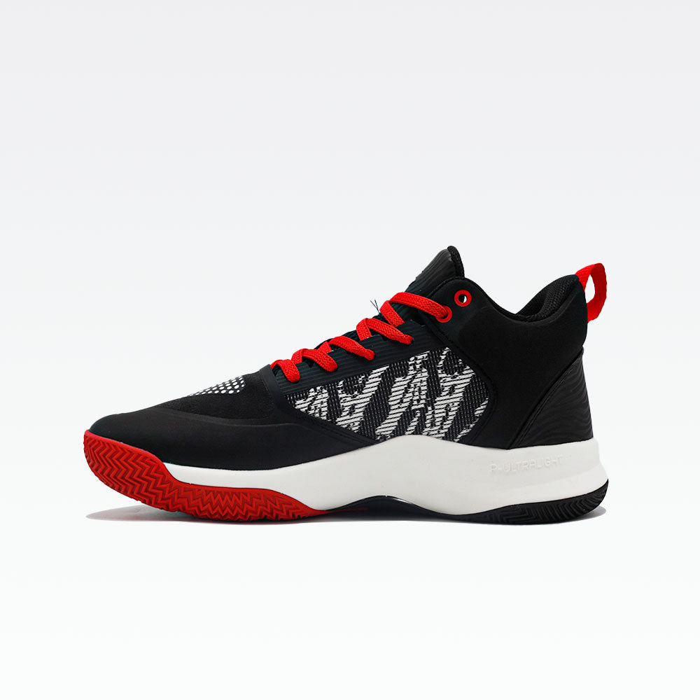 Peak Basketball Shoes Black Red - 2