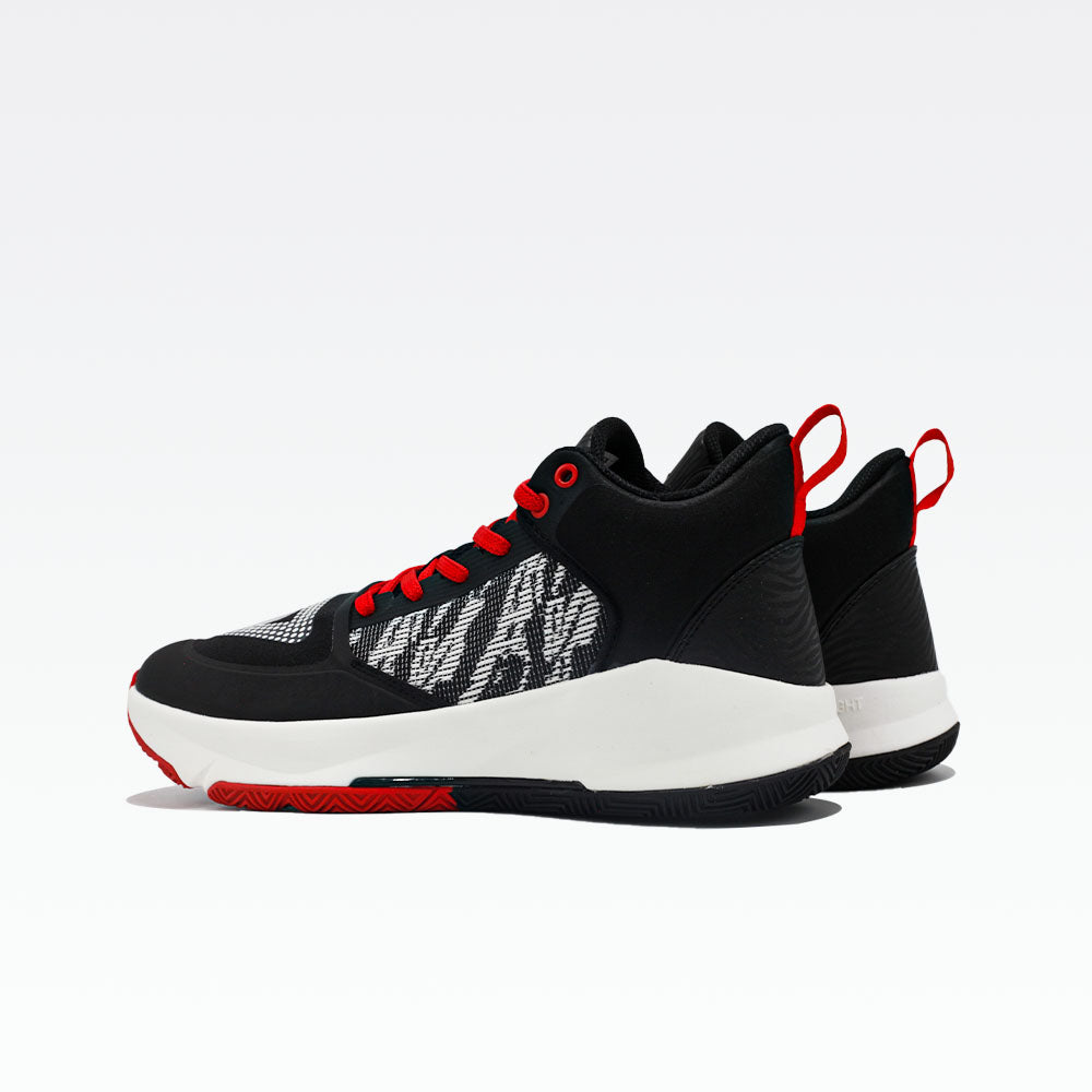 Peak Basketball Shoes Black Red - 4