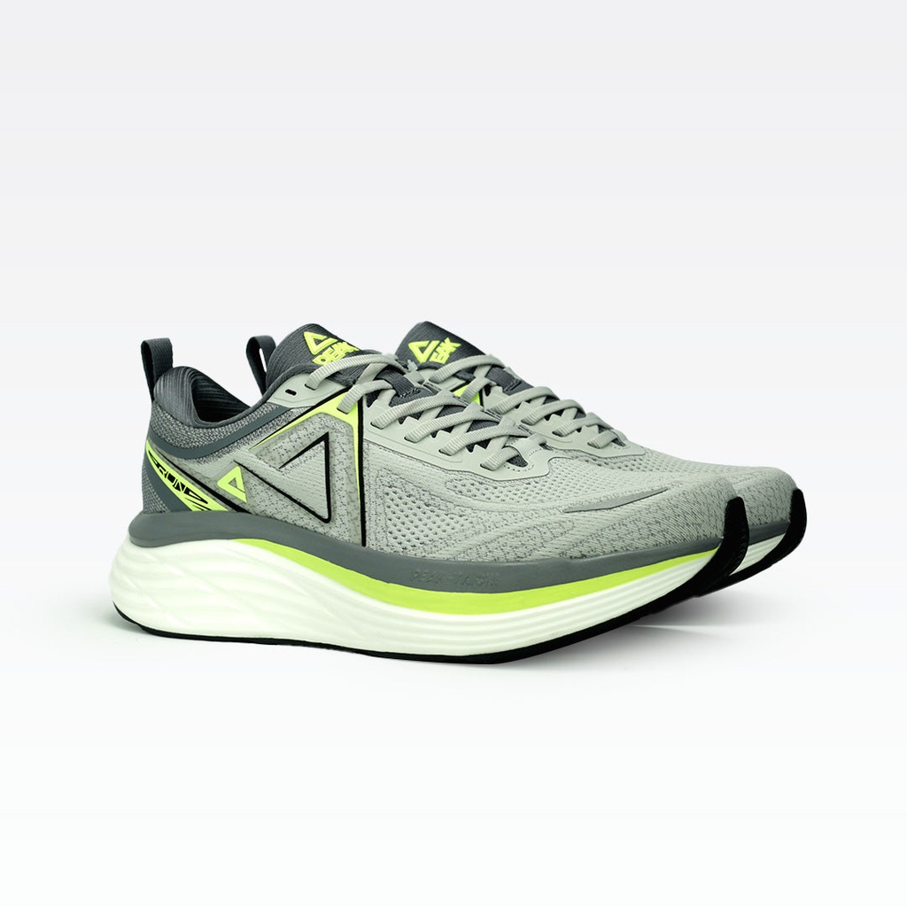 Peak Turbo Grey/ Fluorescent Green - 2