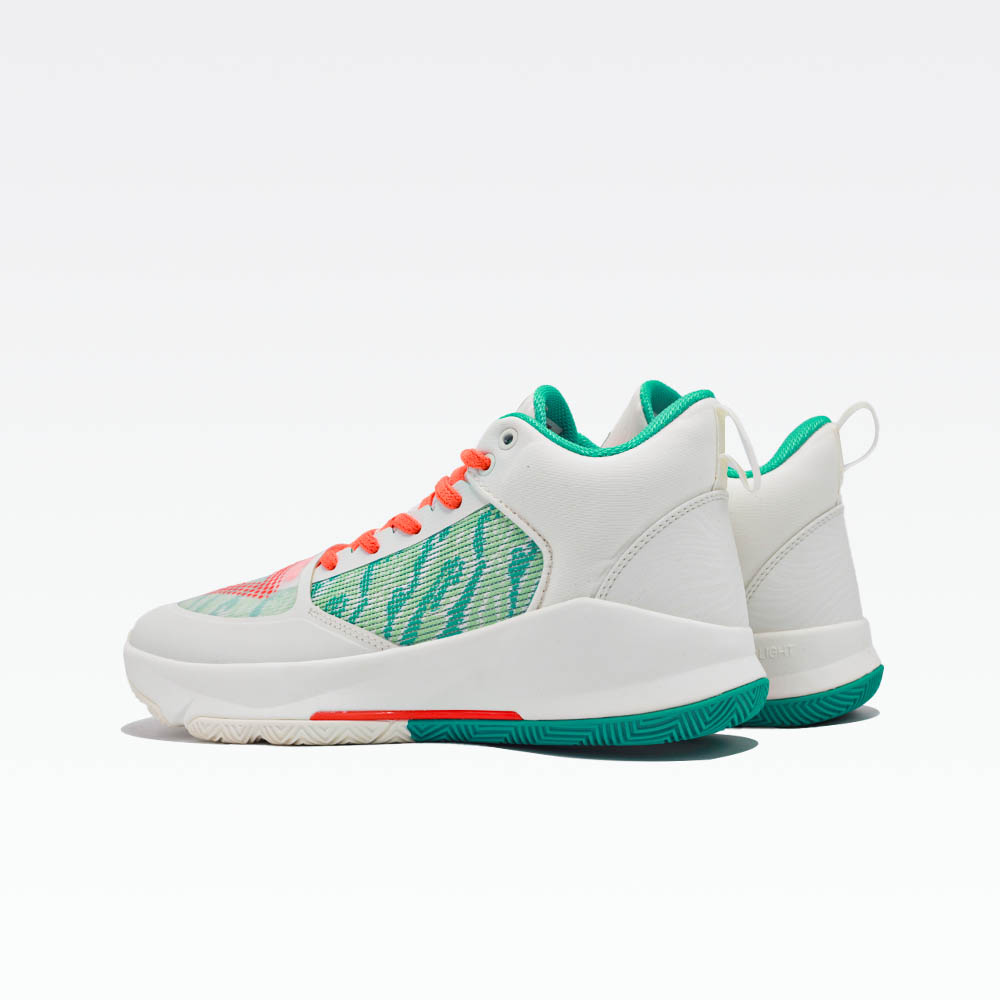 Peak Basketball Shoes Off White Green - 4