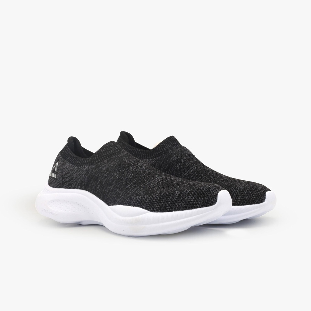 Peak Walking Shoes Black Melange Grey - 2