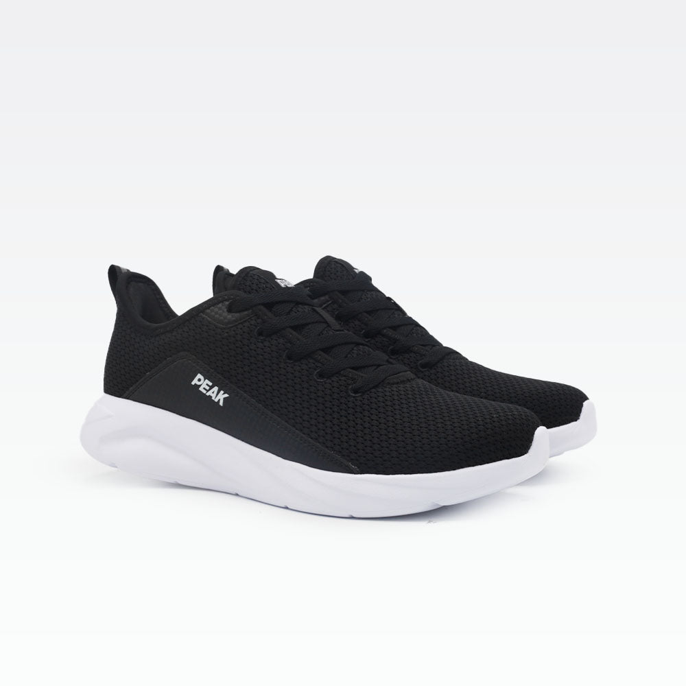 Peak Walking Shoes Black/White - 2