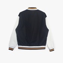 Peak Woven Baseball Jacket Black - 2