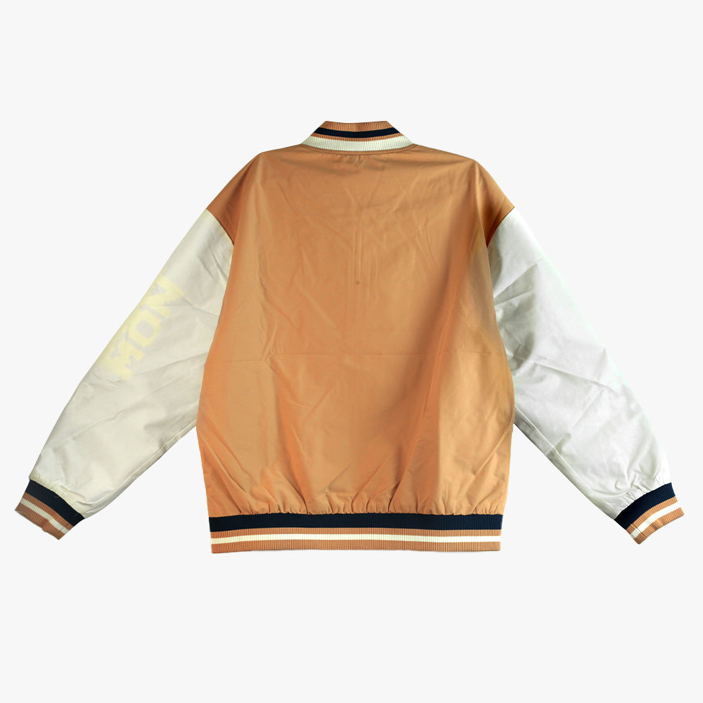 Peak Woven Baseball Jacket Persimmon Orange - 2
