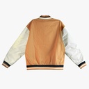Peak Woven Baseball Jacket Persimmon Orange - 2
