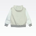 Peak Woven Jacket Off White - 2