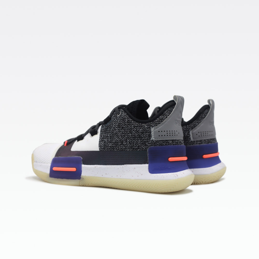 Peak Basketball Shoes White Purple - 3