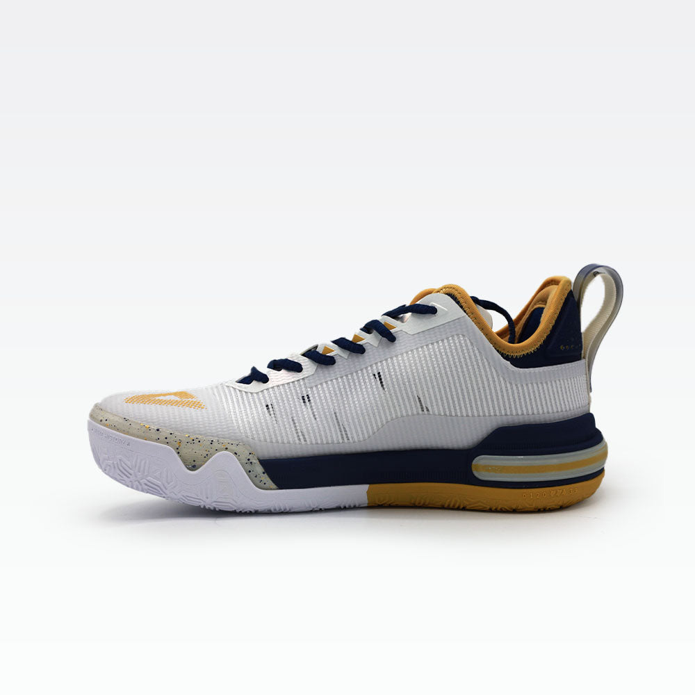 Peak Basketball Shoes White/Navy - 3