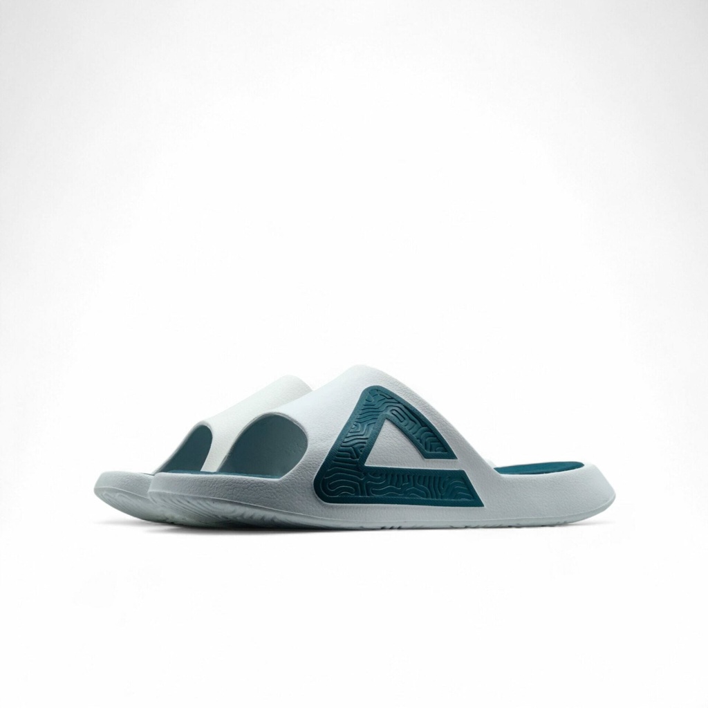 Peak Taichi Slippers Milky White/Dark Green - 3