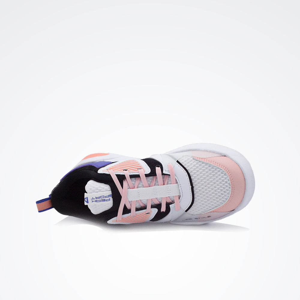 Peak Baskets Femme-E02608B- White/Paradise Pink - 2