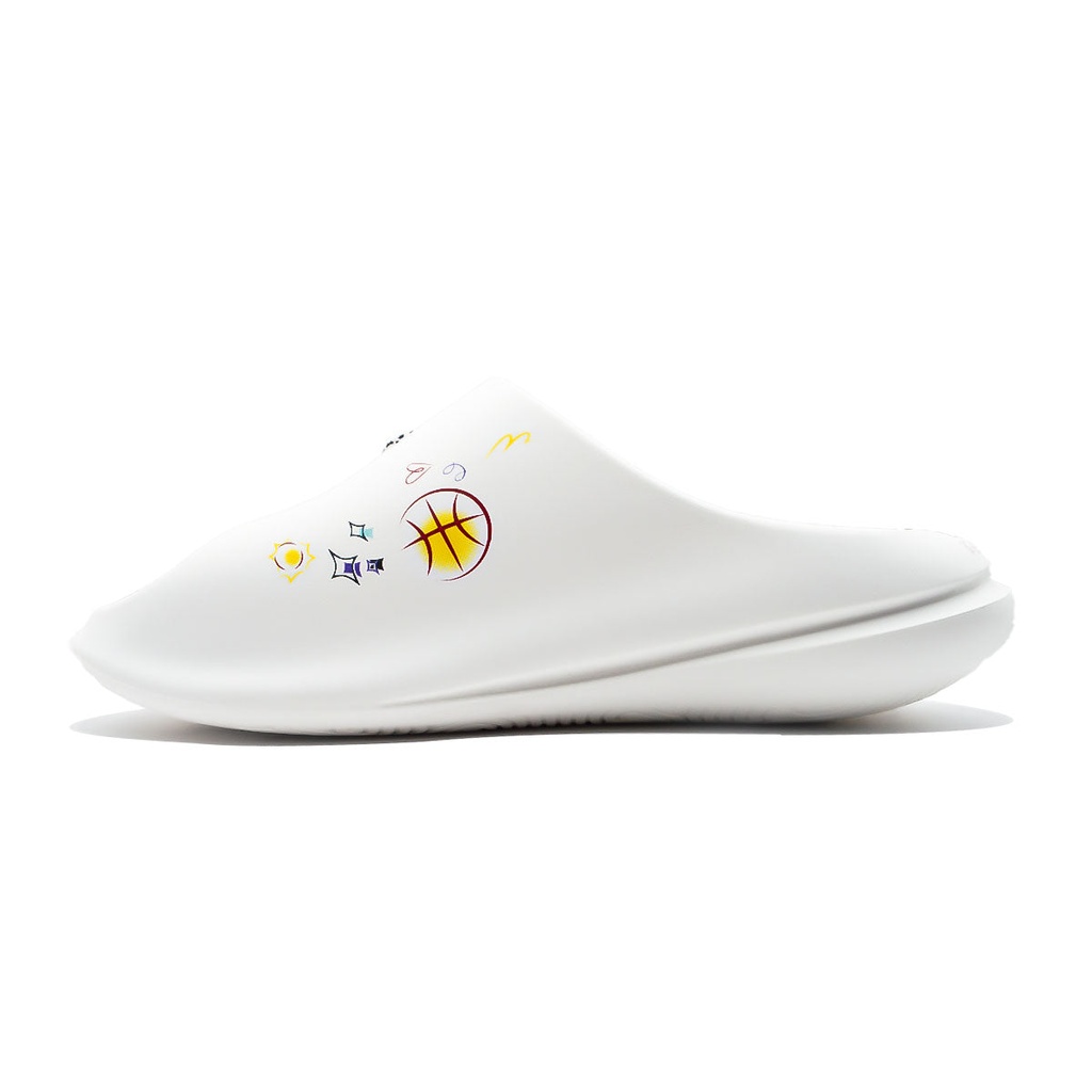 Peak Taichi Sports Slippers White/Yellow - 2