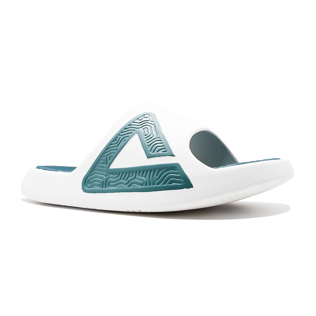 Peak Tiachi Taichi Slippers Milky White/Dark Green - 3