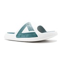 Peak Tiachi Taichi Slippers Milky White/Dark Green - 3