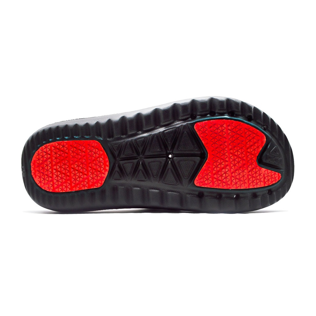 Peak Tiachi Slippers Black/Orange Red - 5