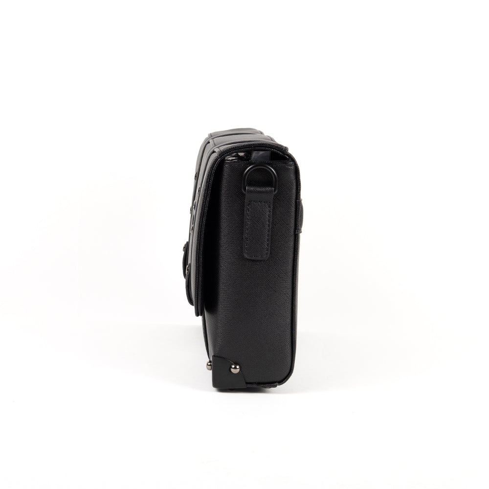 Vo7 Sacoche De Luxe Homme Cuir Noir - 2