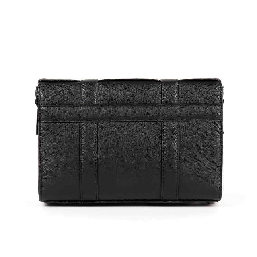 Vo7 Sacoche De Luxe Homme Cuir Noir - 3