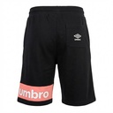Umbro Short Lifestyle Homme Coton Noir Saumon - 2