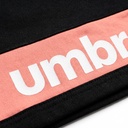 Umbro Short Lifestyle Homme Coton Noir Saumon - 5