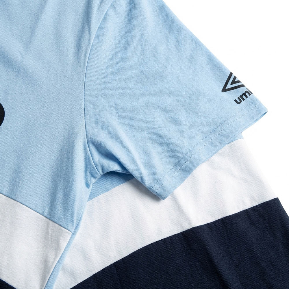 Umbro T-Shirts Original Homme Bleu Ciel Coton - 4