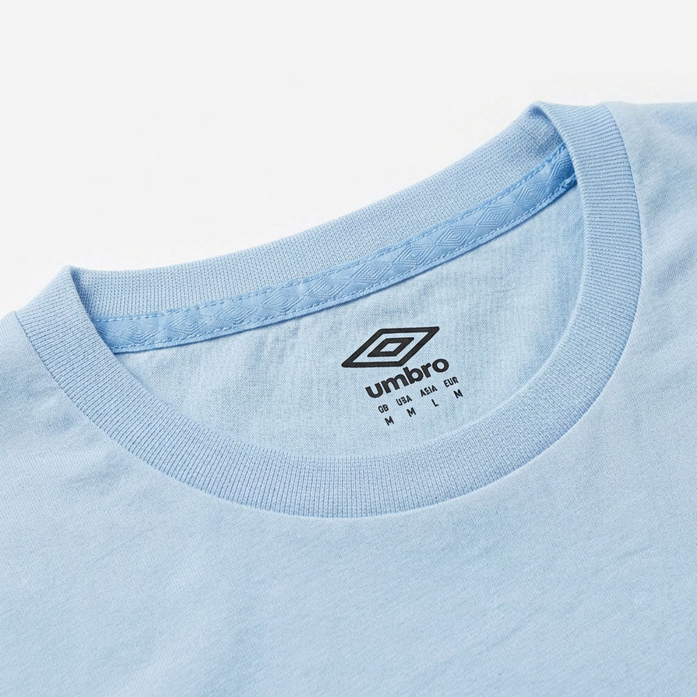 Umbro T-Shirts Original Homme Bleu Ciel Coton - 5