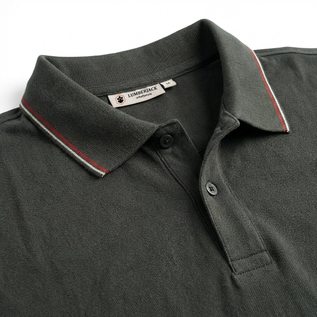 Lumberjack Men Polo Select Mini Logo Grey - 4