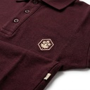 Lumberjack Men Polo Essentials Mini Logo Burgendy - 3
