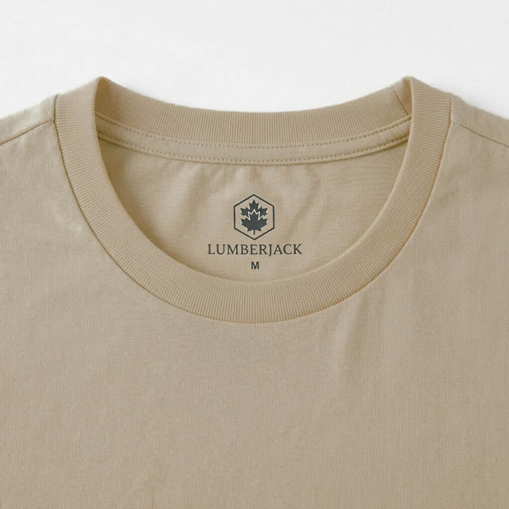 Lumberjack Men Tee Big Camouflage Logo Camel - 4