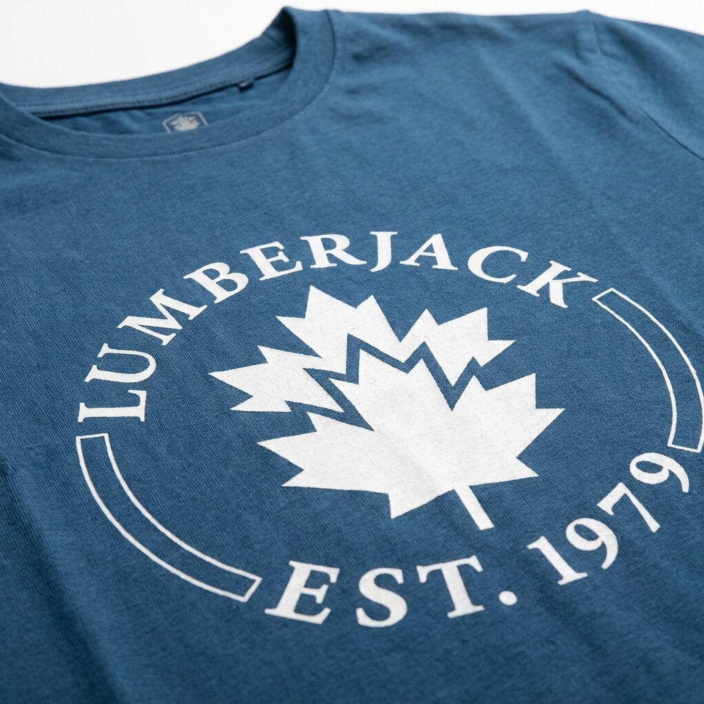 Lumberjack Men Tee Est 1979 Big Logo Navy - 4