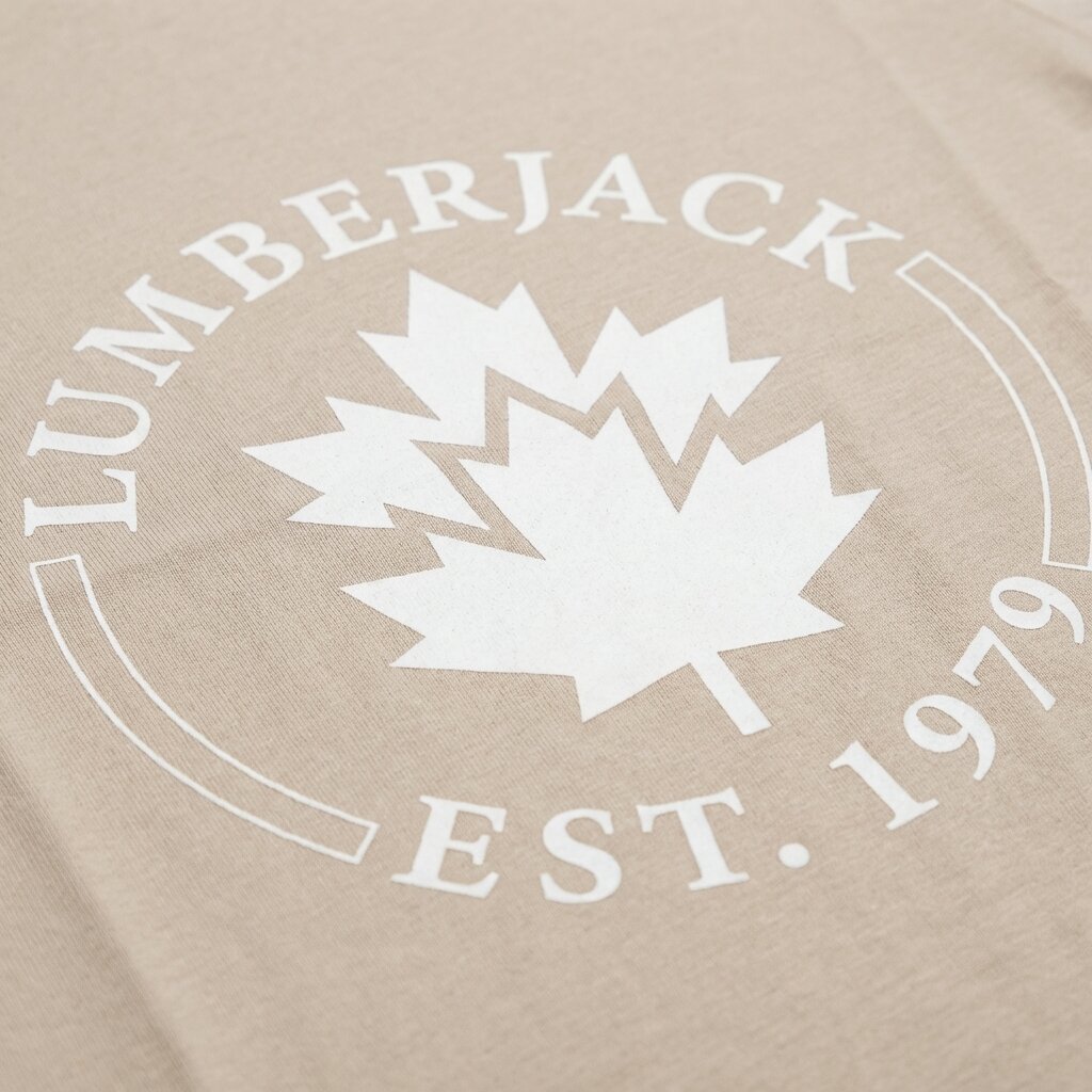 Lumberjack Men Tee Est 1979 Big Logo Camel - 3