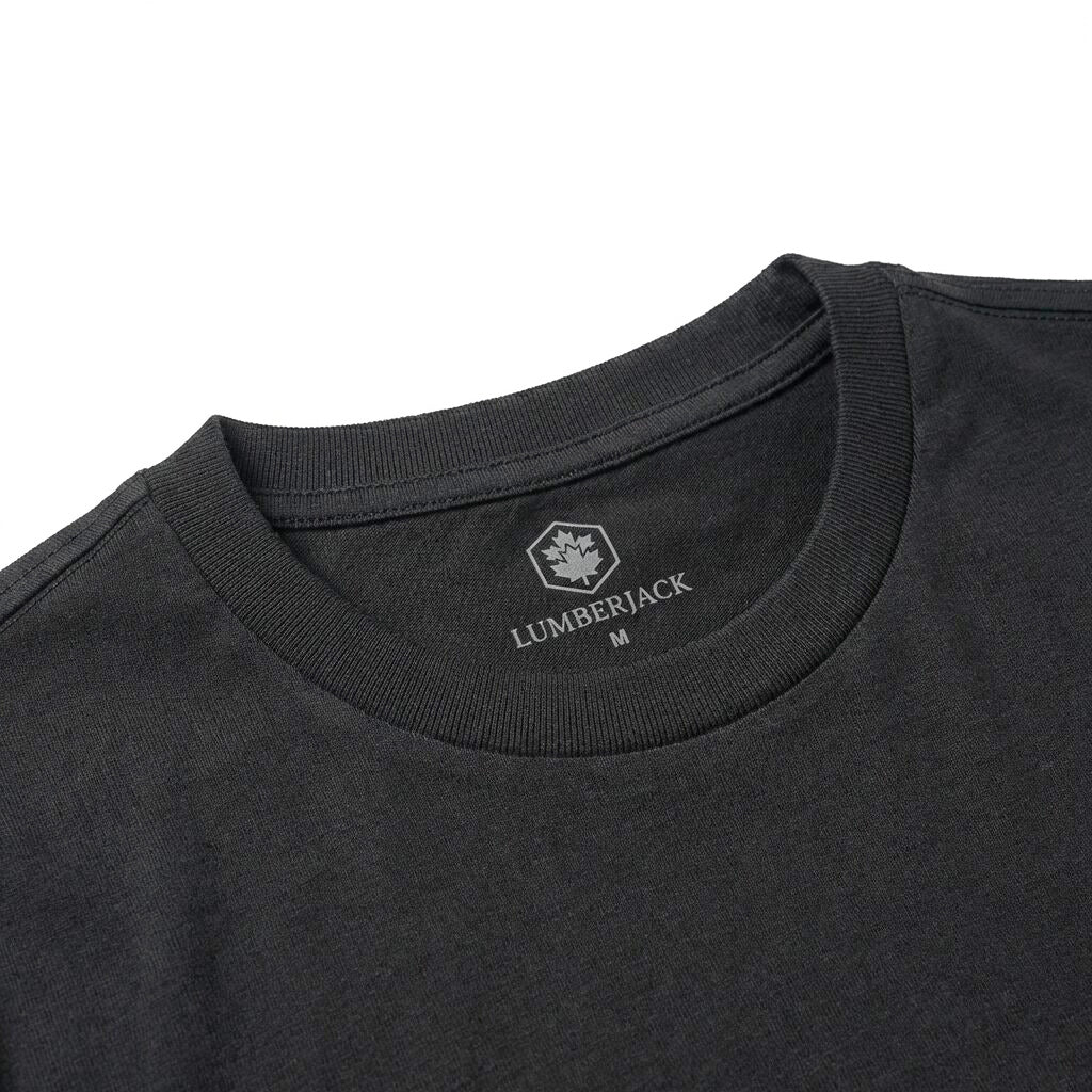Lumberjack Men Tee Est 1979 Big Logo Black - 4