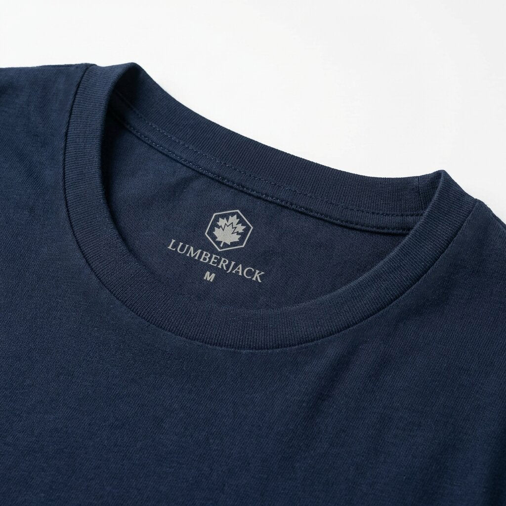 Lumberjack Men Tee Italy Big Logo Navy - 5