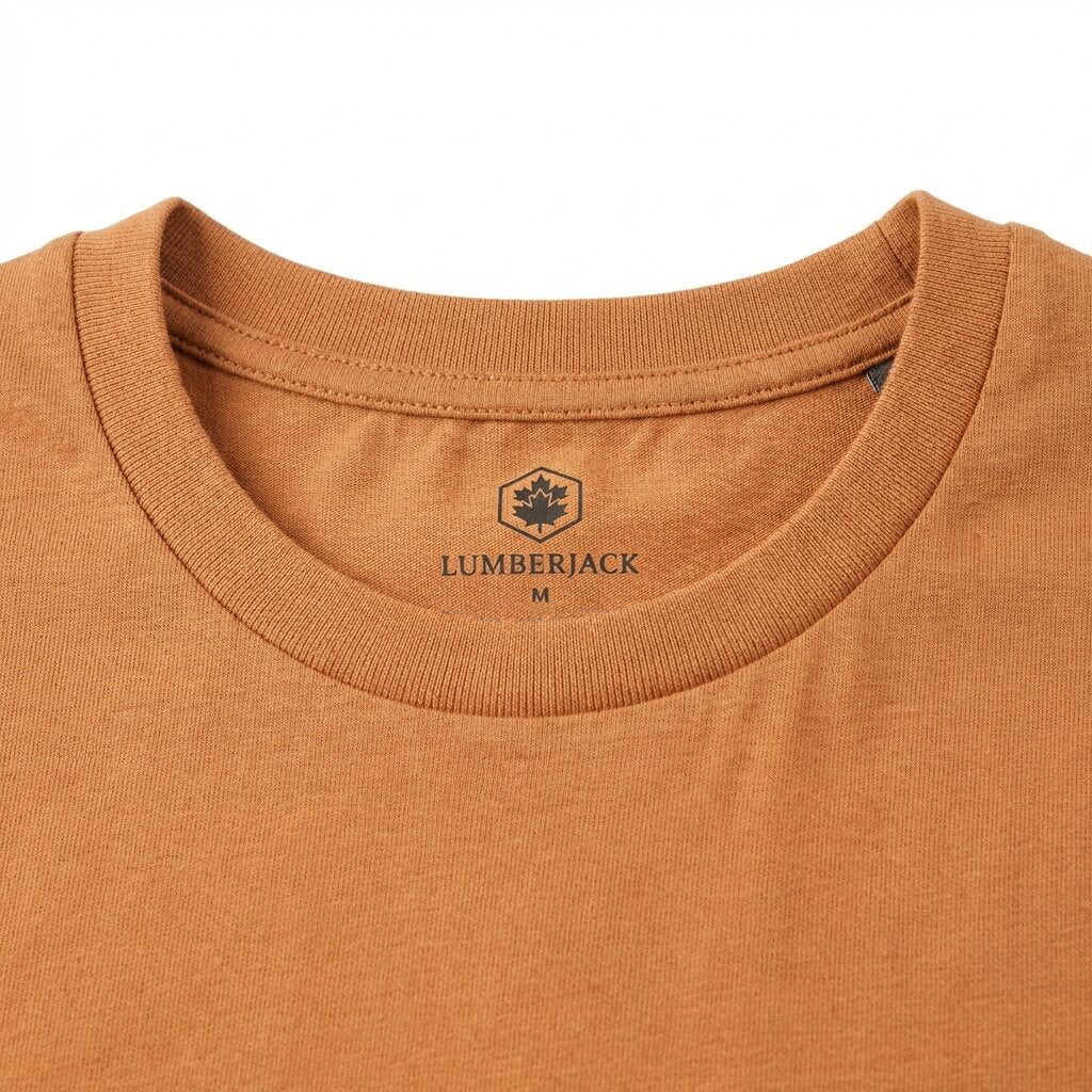 Lumberjack Men Tee Italy Big Logo Orange - 5