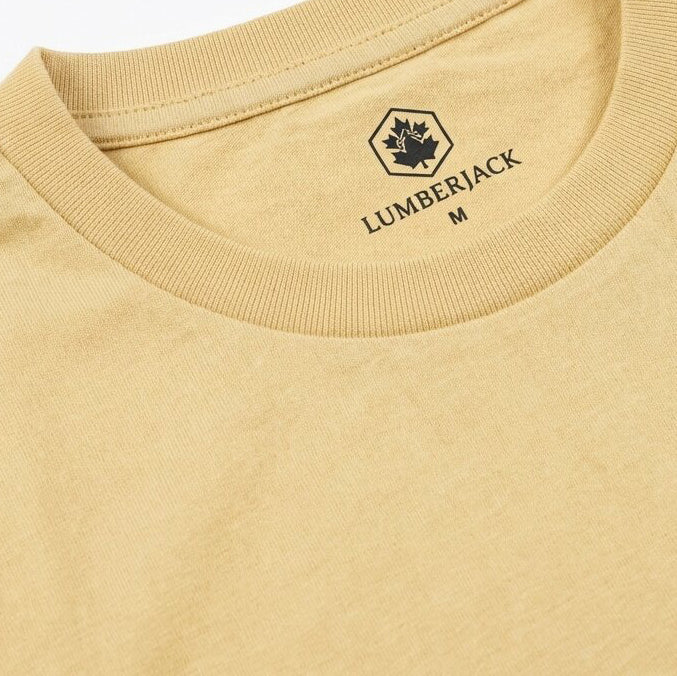 Lumberjack Men Tee Big Horizontal Logo Camel - 4