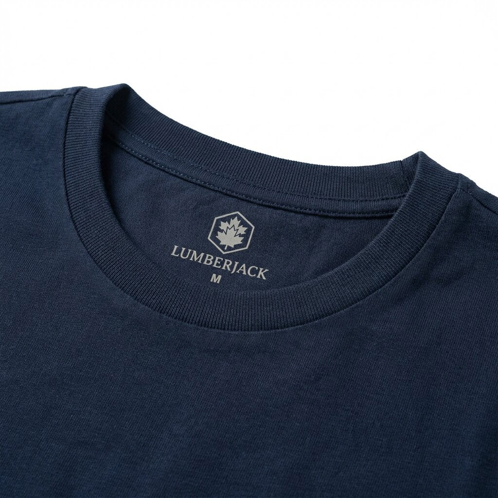 Lumberjack Men Tee Big Iconic Logo Navy - 6