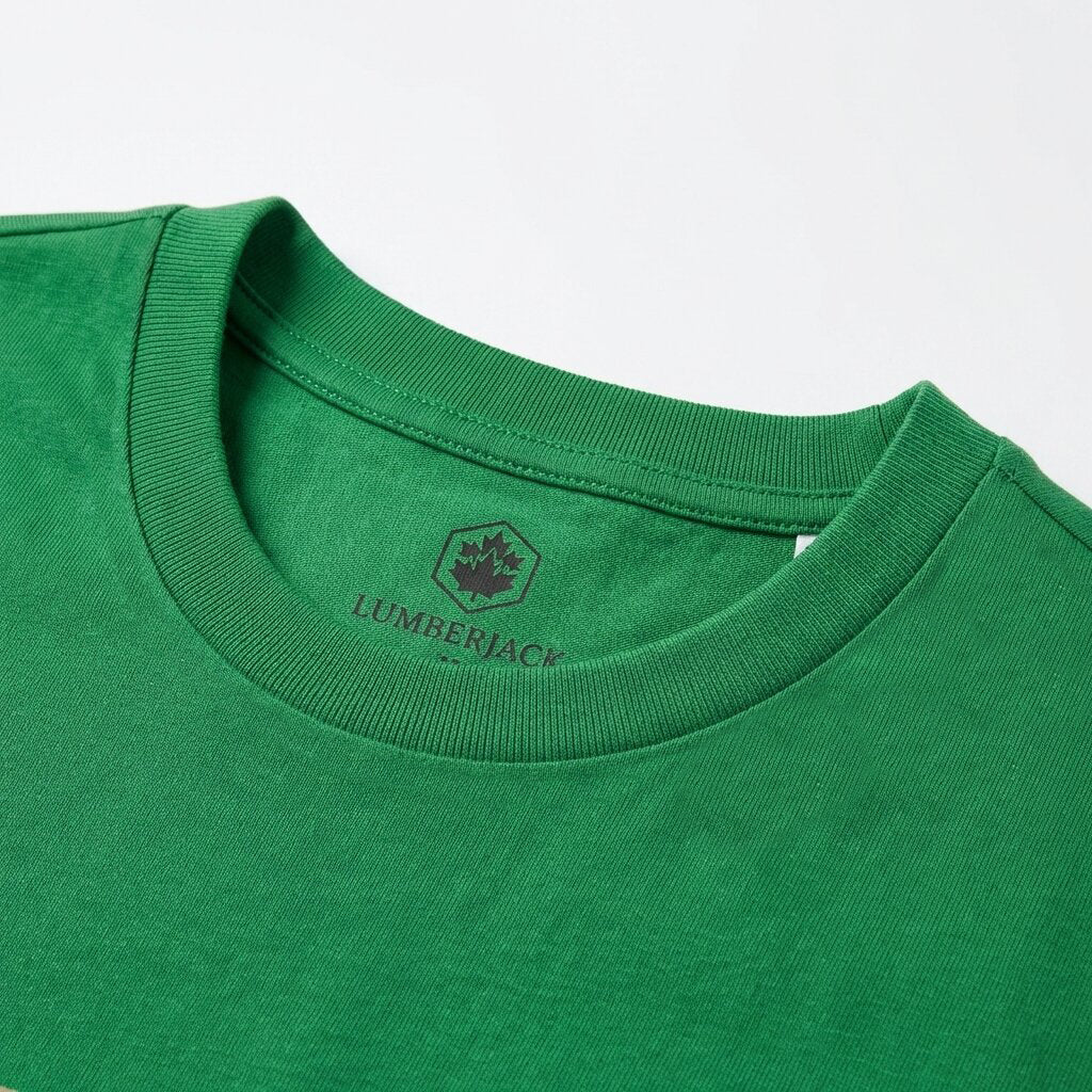 Lumberjack Men Tee Big Nature Logo Green - 5