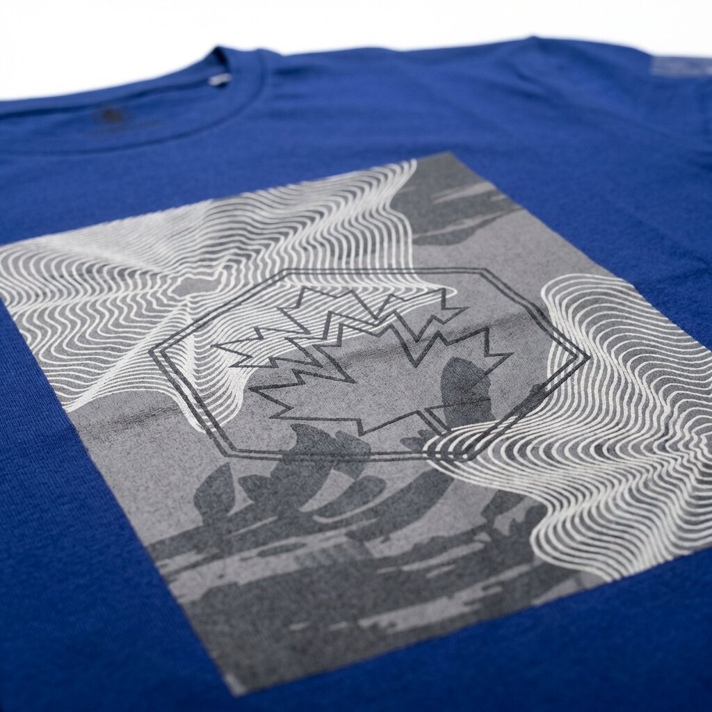 Lumberjack Men Tee Big Nature Logo Navy - 4